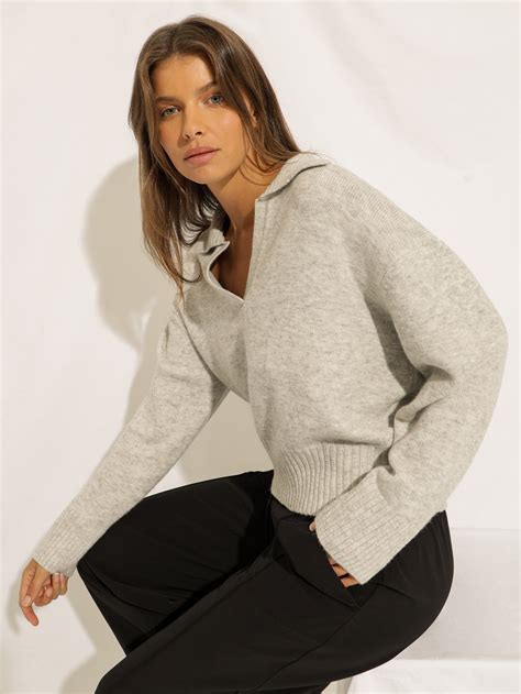 Nude Lucy Kinsley Rugby Knit Grey Marle | Glue Store