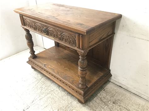 Lot - Antique Grand Rapids Chair Co. Oak Buffet