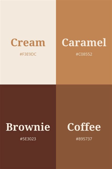 brown color palette earthy colors color palette design brown color
