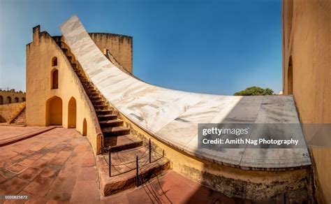 panoramic view  onehalf   worlds largest sundial  jantar