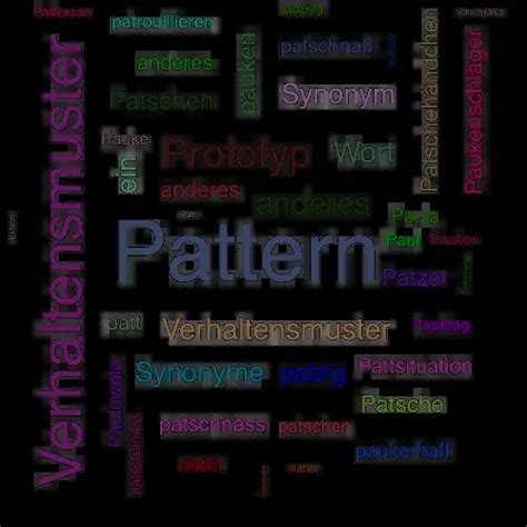 pattern synonym lexikothek ein anderes wort fuer pattern