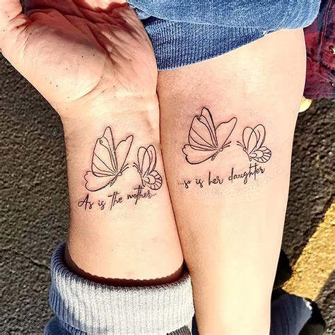 mother & daughter tattoo ideas