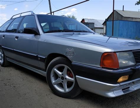 Накладка на передний бампер ABT Audi 100 C3 (1982-1990) (Ауди 100 С3 ...