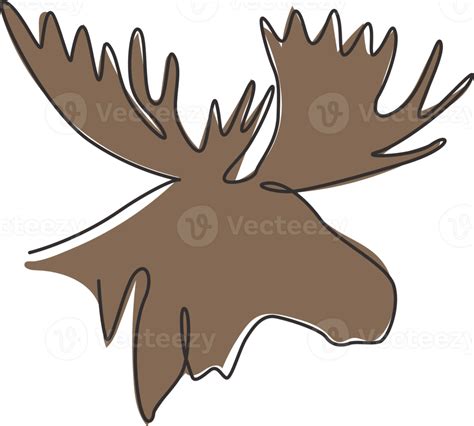 moose head illustration