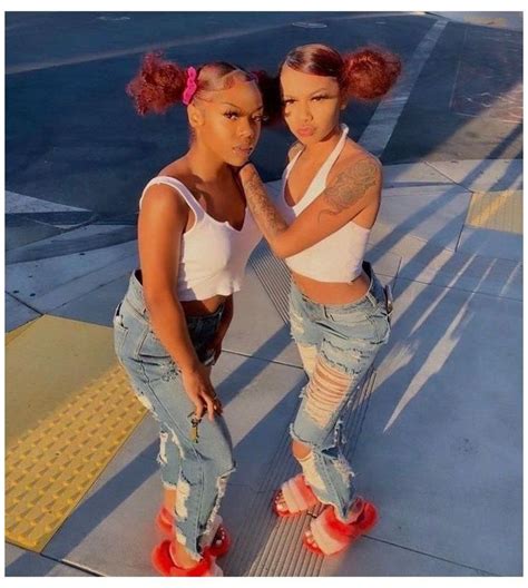 bestie outfit inspo cute matching hairstyles  besties glo twinz