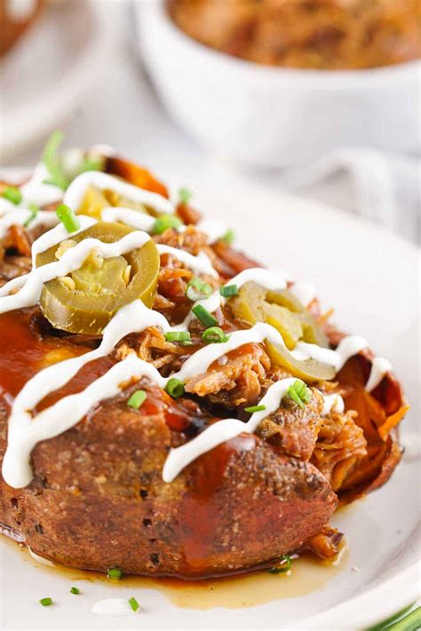 Pulled Pork Baked Potatoes Recipe