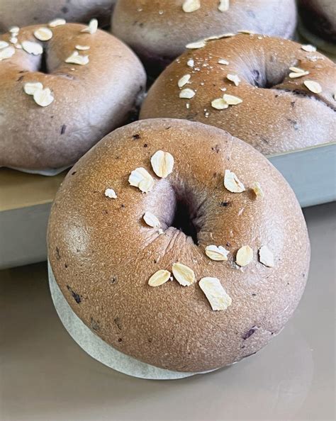 【蓝莓芝士贝果🥯（偏软）的做法步骤图】小 …