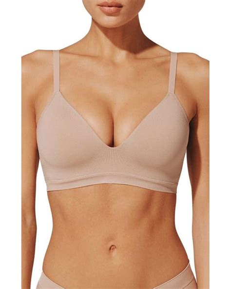thirdlove form  fit wireless bra  gray lyst