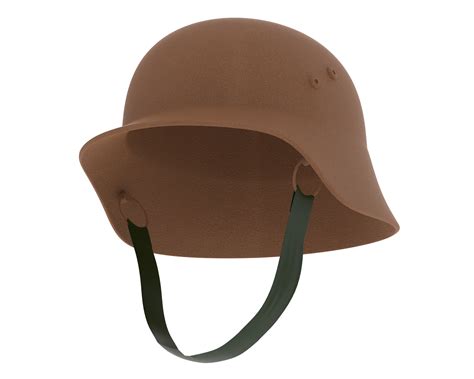 war helmet isolated  background  rendering illustration  png