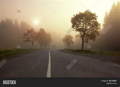 Misty Sunrise On Image & Photo (Free Trial) | Bigstock