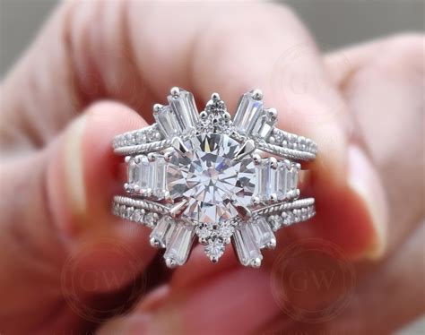 ring enhancer ring enhancers  wraps  gold engagement etsy