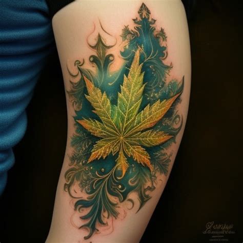 69 Marijuana Leaf Tattoo Ideas - TattooClue.com