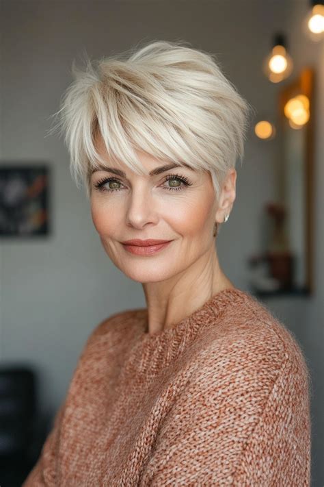 fresh pixie haircuts  older women  impress