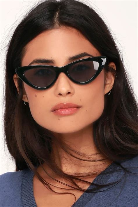 park ave black small cat eye sunglasses cat eye sunglasses small