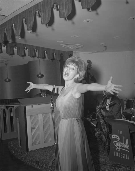 Meg Myles singing at Club Caravan (2360 N. I-35) - September 8, 1961