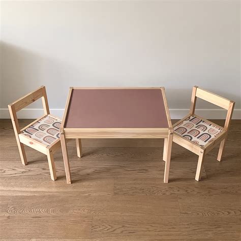 bubabrand.pl - Folia na stolik i krzesełka IKEA LATT-DUSTY ROSE+BOHO ...