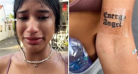 aussie model  tears   tattoo mistake  bali