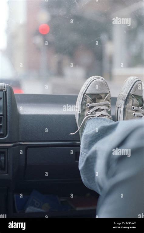 Feet on dashboard hi-res stock photography and images - Alamy