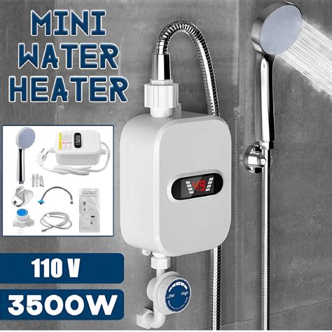 Oyajia 3500W Electric Instant Hot Water Heater with LCD Display