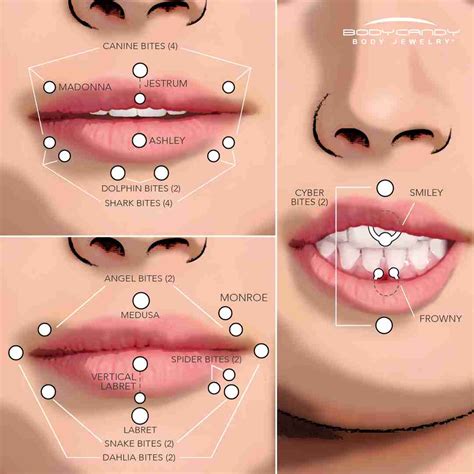 Unique Lip Piercings