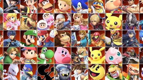 Super Smash Bros Ultimate - All Characters - YouTube
