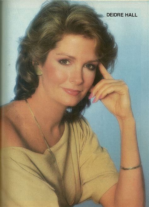Deidre Hall | Deidre hall, Throwback day, Real women