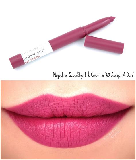 Maybelline | SuperStay Ink Crayon in "60 Accept A Dare": Review and ...
