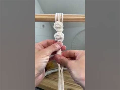 ПОДХВАТ для шторы из розочек макраме/Мини-урок/DIY macrame - YouTube