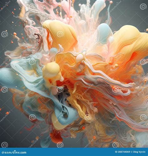Abstract Colorful Paint Splash Background Stock Illustration