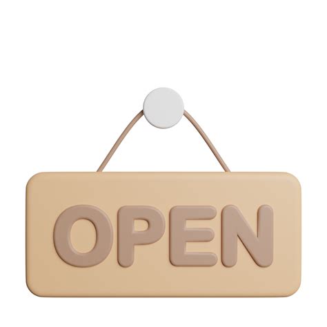 open store sign  png
