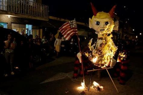 Guatemalans burn Trump effigies to dispel evil spirits — Society's