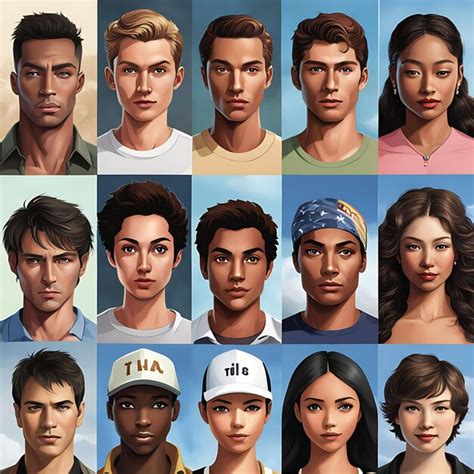 collage  people    people premium ai generated image