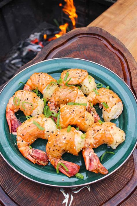 Honey Tequila Lime Shrimp - Over The Fire Cooking
