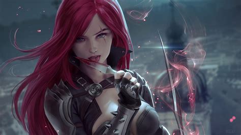 Katarina, League of Legends, LoL, Video Game 4k, HD Wallpaper | Rare