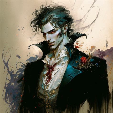 Beautiful Male Vampire