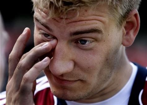 bendtners bender  danish fury arseblog news  arsenal news