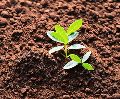 Premium Photo | Green plant in soil