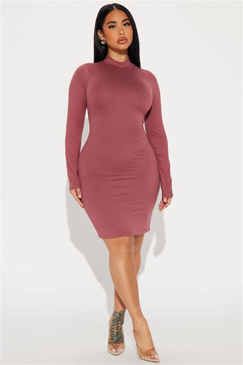 Krissy Mini Dress - Mauve | Fashion Nova