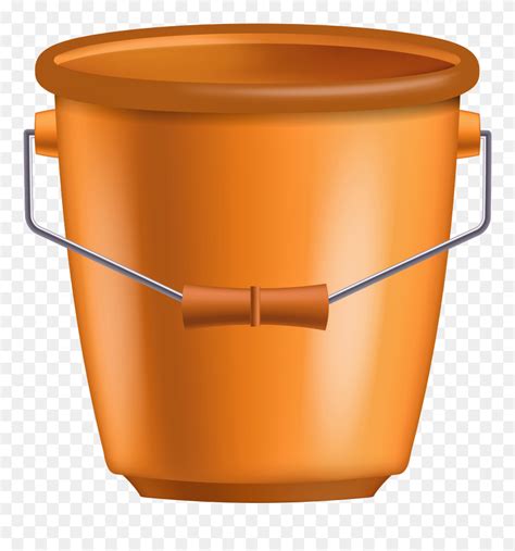 orange bucket png clipart transparent png  pinclipart