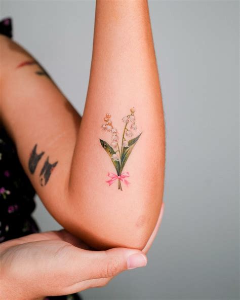 lily of the valley tattoo images 2