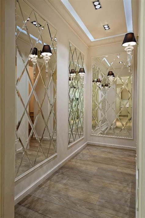идея красивого дизайна прихожей с зеркалами | Hal decoraties, Huis ...