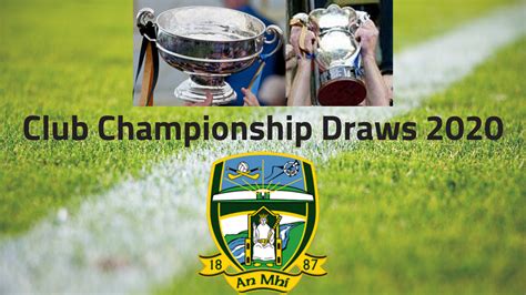 Meath GAA Club Championship Draws - Meath G.A.A.