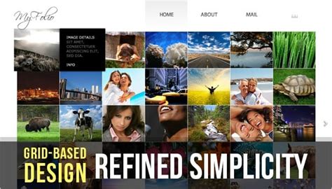grid based design refined simplicity