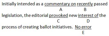 identifying sentence errors practice