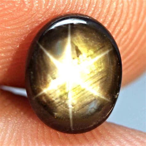 3.25 Carat Thailand Natural Black Star Sapphire - Gorgeous