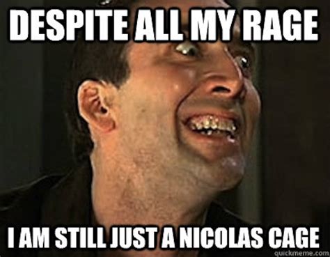 Nicolas Cage thinks the Cage Rage memes are a "disservice" to his new film
