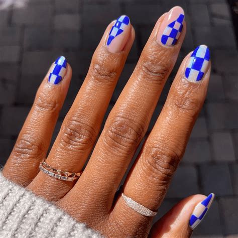 preppy nail designsfrom plaid accents  sweater designs