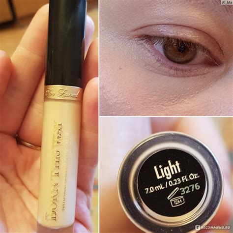 Консилер Too Faced BORN THIS WAY - «Прекрасный консилер» | отзывы