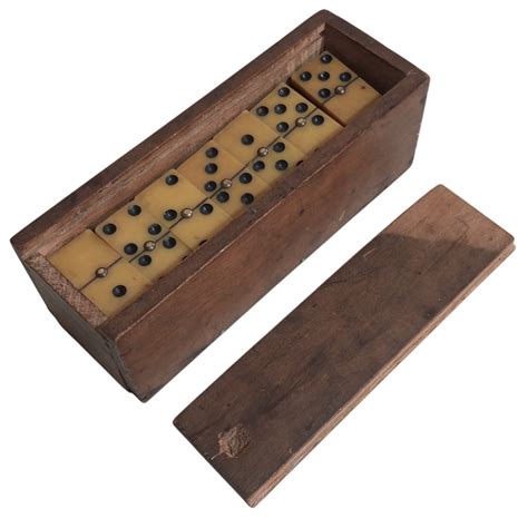 Quem Criou O Dominó - JOGO DE DOMINÓ Original de Meados do Século XX - Antiguidades CASA DO VELHO