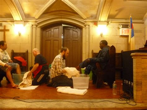 Washing the feet of the homeless | Mennonite Church USA
